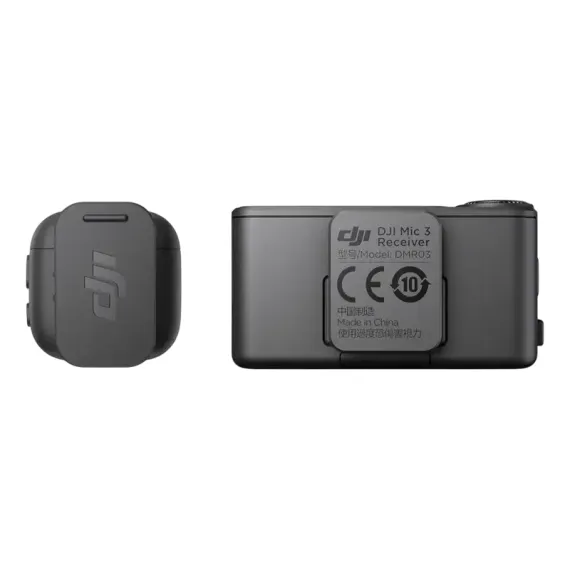 ПОРТАТИВНЫЙ ЗАПИСЫВАЮЩИЙ МИКРОФОН DJI MIC 3 (2 TX + 1 RX + CHARGING CASE), БЕСПРОВОДНОЙ, ЧЕРНЫЙ