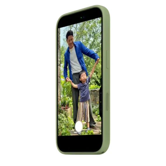 ЧЕХОЛ APPLE IPHONE 17 SILICONE CASE WITH MAGSAFE, LIGHT MOSS