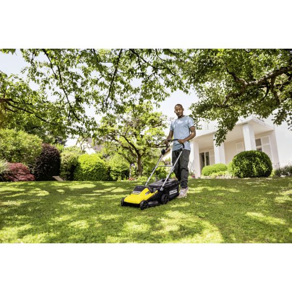 MASINA DE TUNS IARBA CU ACUMULATOR LMO 4-18 DUAL BATTERY SET