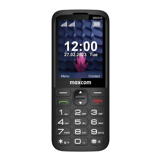 MAXCOM MM445 4G BLACK