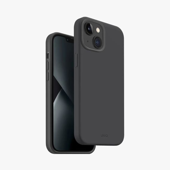 ЧЕХОЛ UNIQ ДЛЯ IPHONE 14 HYBRID MAGCLIK CHARGING LINO HUE, СЕРЫЙ