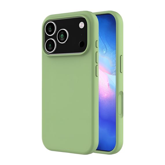 ЧЕХОЛ WOO LIQUID SILICONE IPHONE 17 PRO, ЗЕЛЕНЫЙ