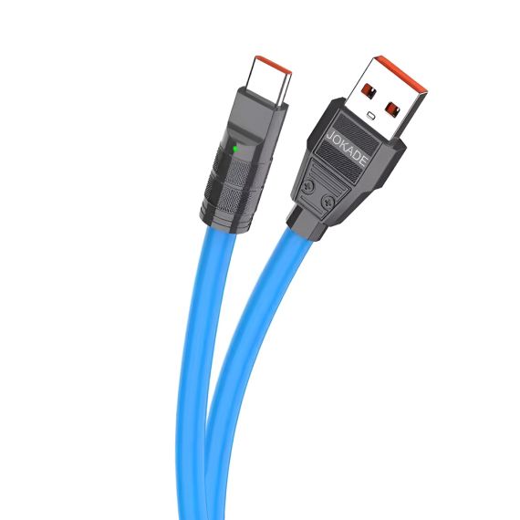JOKADE КАБЕЛЬ USB-A - TYPE-C 5A 5A 1M JA026, СИНИЙ