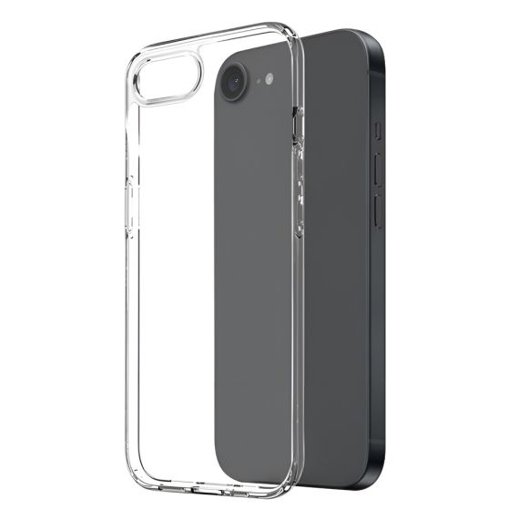 ЧЕХОЛ WOO SOFT TPU IPHONE 16E, ПРОЗРАЧНЫЙ