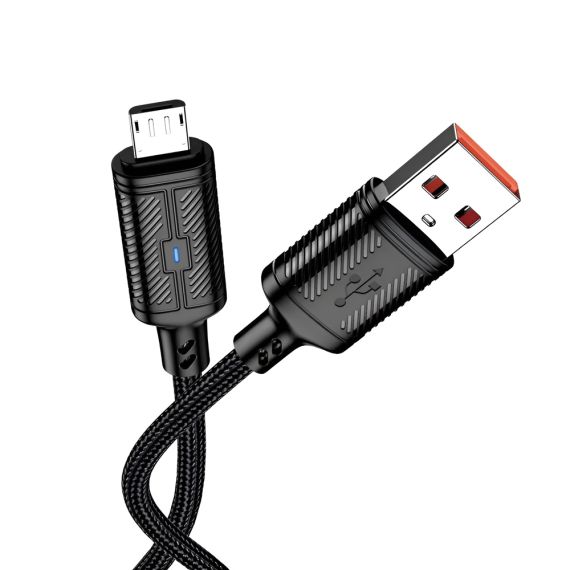 JOKADE КАБЕЛЬ USB К MICRO-USB 3A 1,2 М ИНТЕЛЛЕКТУАЛЬНОЕ ОТКЛЮЧЕНИЕ ПИТАНИЯ JA049, ЧЕРНЫЙ