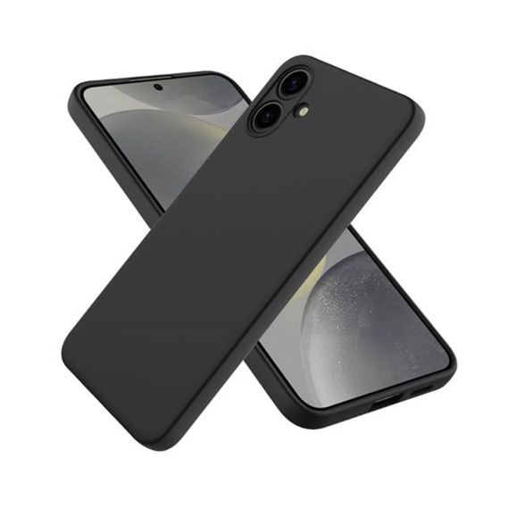 ЧЕХОЛ WOO CASE LIQUID SILICONE SAMSUNG A06, ЧЕРНЫЙ