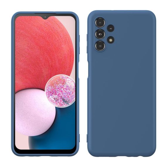 ЧЕХОЛ-ШЛЕМ ЖИДКИЙ СИЛИКОНОВЫЙ SAMSUNG A13, СИНИЙ