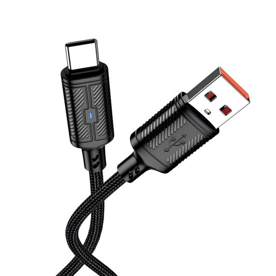 JOKADE КАБЕЛЬ USB К TYPE- C 3A 3A 1М ИНТЕЛЛЕКТУАЛЬНЫЙ ИНТЕЛЛЕКТУАЛЬНОЕ ВЫКЛЮЧЕНИЕ JA049, ЧЕРНЫЙ