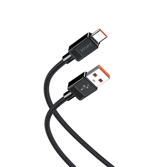 JOKADE КАБЕЛЬ USB-A TO TYPE-C 3A 1M JA050, ЧЕРНЫЙ