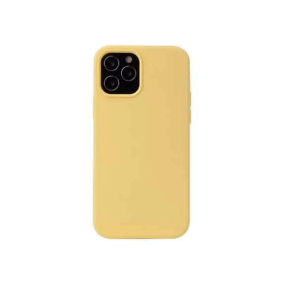 ЧЕХОЛ-ШЛЕМ LIQUID SILICONE ДЛЯ IPHONE 12 PRO MAX, ЖЕЛТЫЙ