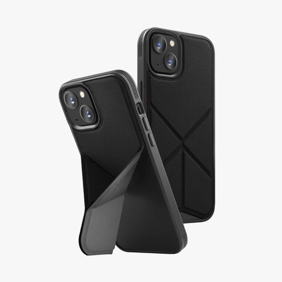 UNIQ ЧЕХОЛ-ГИБРИД MAGCLICK CHARGING TRANSFORMA ДЛЯ IPHONE 15 PRO MAX, ЧЕРНЫЙ