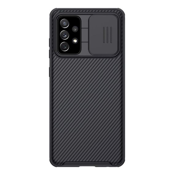 NILLKIN ЧЕХОЛ CARBON CAME SHIELD PRO SAMSUNG A72, ЧЕРНЫЙ