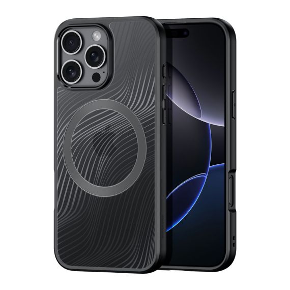 ЧЕХОЛ DUX DUCIS ДЛЯ IPHONE 16 PRO MAX AIMO С MAGSAFE, ЧЕРНЫЙ