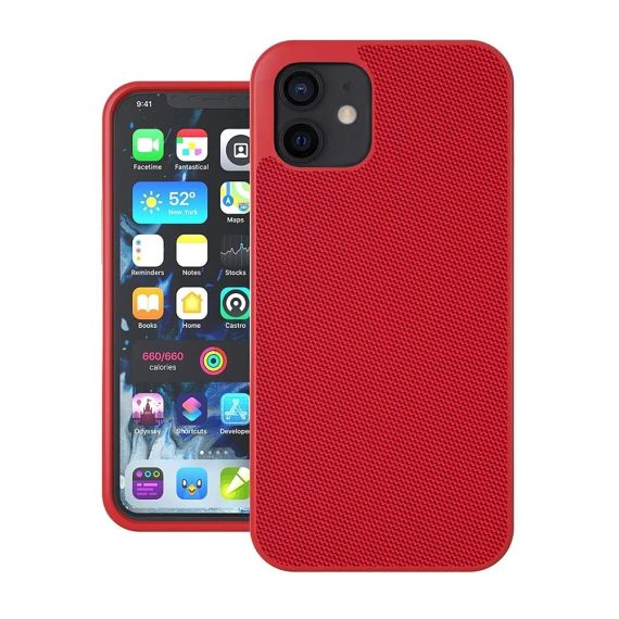 ЧЕХОЛ-ШЛЕМ TPU NYLON SERIES ДЛЯ IPHONE 12 MINI, КРАСНЫЙ