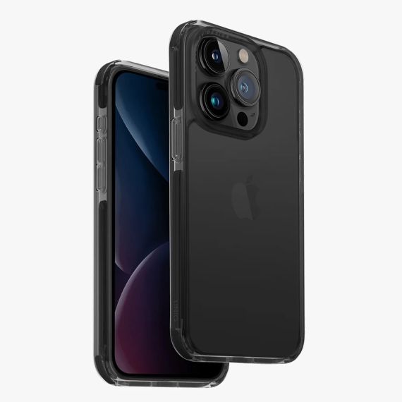 ЧЕХОЛ UNIQ HYBRID COMBAT ДЛЯ IPHONE 15 PRO, ЧЕРНЫЙ