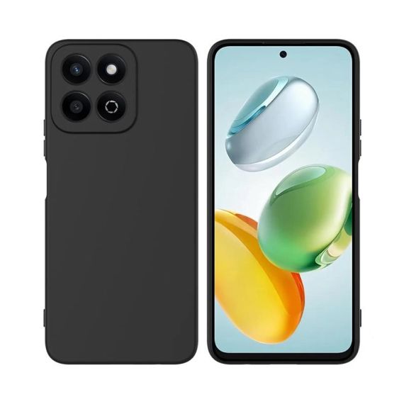 ЧЕХОЛ WOO CASE LIQUID SILICONE HONOR 200 SMART, ЧЕРНЫЙ