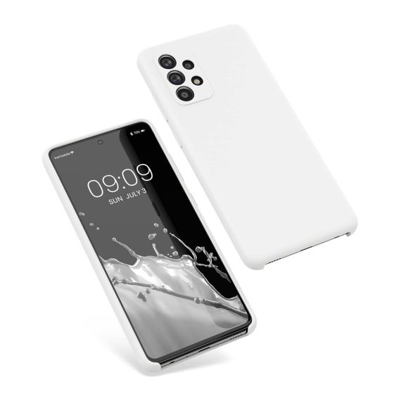 ЧЕХОЛ-ШЛЕМ ЖИДКИЙ СИЛИКОНОВЫЙ SAMSUNG A52, БЕЛЫЙ