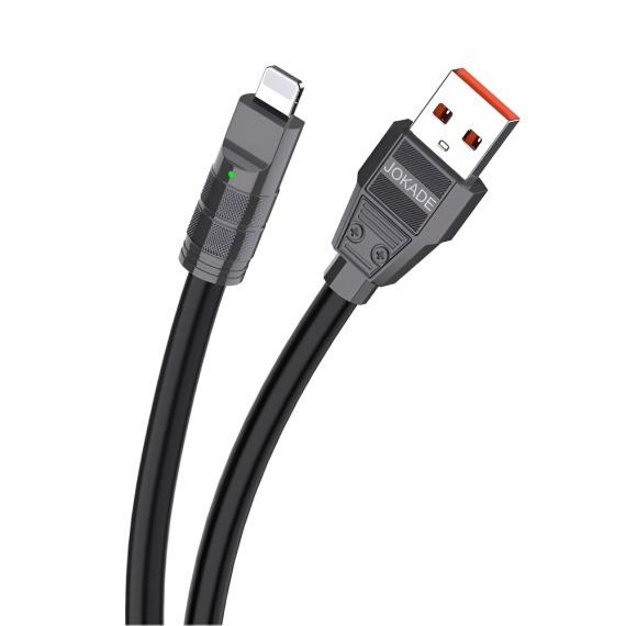 JOKADE КАБЕЛЬ USB-A TO LIGHTNING 5A 1M JA026, ЧЕРНЫЙ