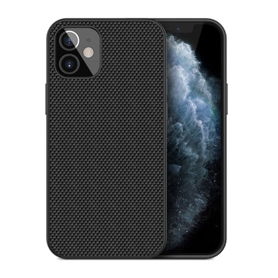 ЧЕХОЛ-ШЛЕМ TPU NYLON SERIES ДЛЯ IPHONE 12 MINI, ЧЕРНЫЙ