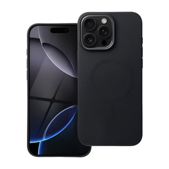 WOO ЧЕХОЛ ЖИДКИЙ СИЛИКОНОВЫЙ MAGSAFE IPHONE 16 PRO MAX, ЧЕРНЫЙ
