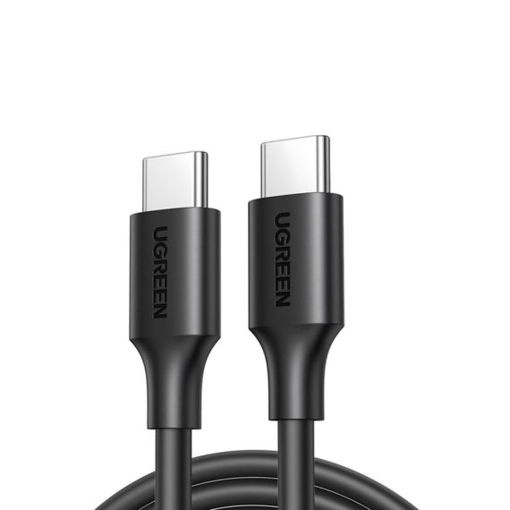 UGREEN КАБЕЛЬ TYPE-C - TYPE-C TPE TPE 1M 1M 480MBPS 3A 60W US286, ЧЕРНЫЙ
