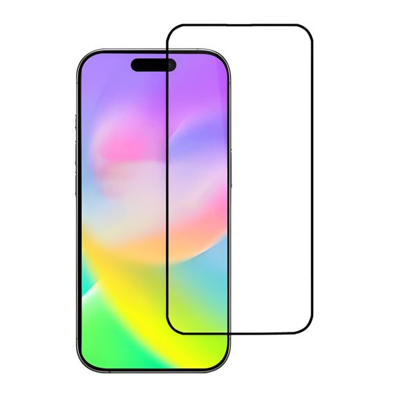 WOO ЗАКАЛЕННОЕ СТЕКЛО 5D IPHONE 17 PRO, ЧЕРНЫЙ