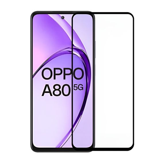 ШЛЕМ DIAMOND GLASS 5D OPPO A80 5G, ЧЕРНЫЙ