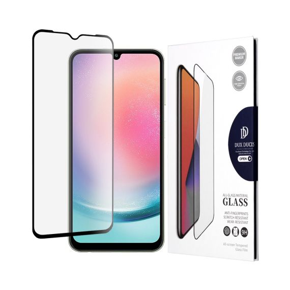 DUX DUCIS ЗАКАЛЕННОЕ СТЕКЛО SAMSUNG A24, ЧЕРНЫЙ