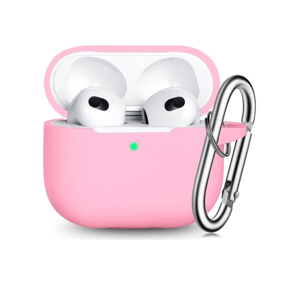 ЧЕХОЛ СИЛИКОНОВЫЙ AIRPODS 3, РОЗОВЫЙ
