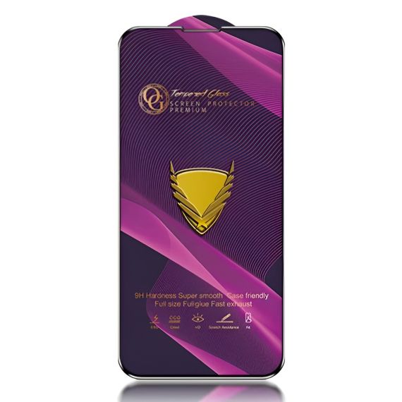 ЗАКАЛЕННОЕ СТЕКЛО GA ДЛЯ IPHONE 16 PLUS, ЧЕРНЫЙ