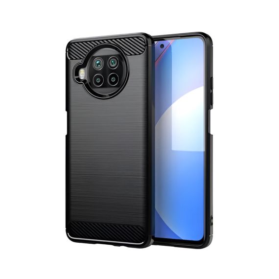 ЧЕХОЛ-ШЛЕМ CARBON XIAOMI MI 10T LITE, ЧЕРНЫЙ