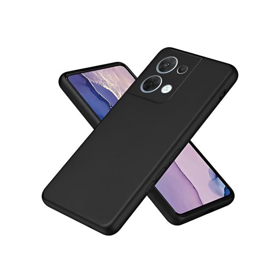 ЧЕХОЛ WOO CASE LIQUID SILICONE REDMI 13, ЧЕРНЫЙ