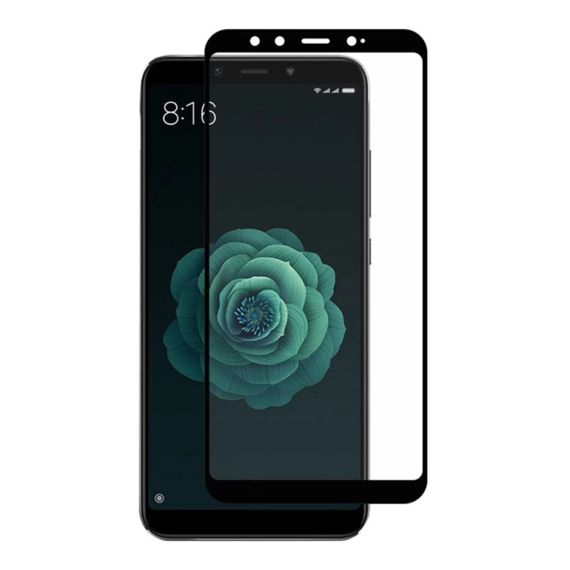 ШЛЕМ СТЕКЛЯННЫЙ DIAMOND 4D XIAOMI MI A2 (MI 6X), ЧЕРНЫЙ