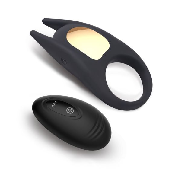 WINYI LUCAS II КОЛЬЦА ДЛЯ ЧЛЕНА+ДИСТАНЦИОННОЕ УПРАВЛЕНИЕ IPX5 10 РЕЖИМОВ ВИБРАЦИИ, ЧЕРНЫЙ