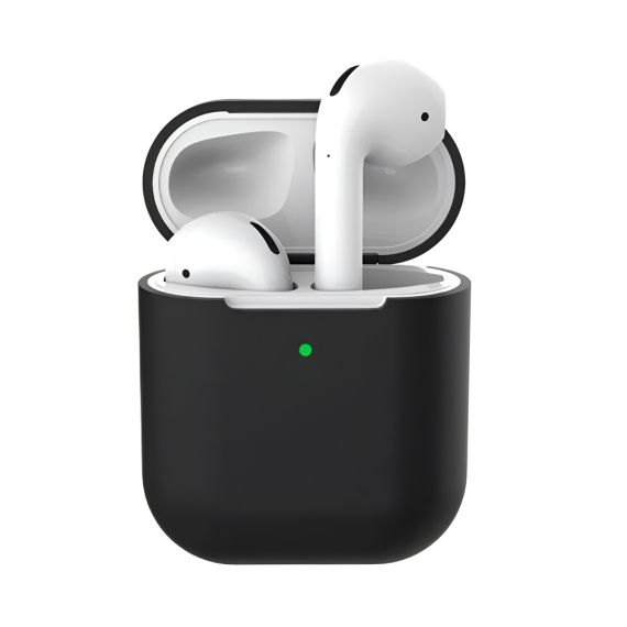 ЧЕХОЛ-ШЛЕМ СИЛИКОНОВЫЙ AIRPODS 2, ЧЕРНЫЙ