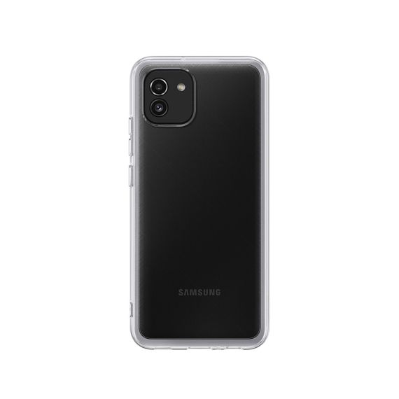ЧЕХОЛ-ШЛЕМ TPU МЯГКИЙ SAMSUNG A03, ПРОЗРАЧНЫЙ