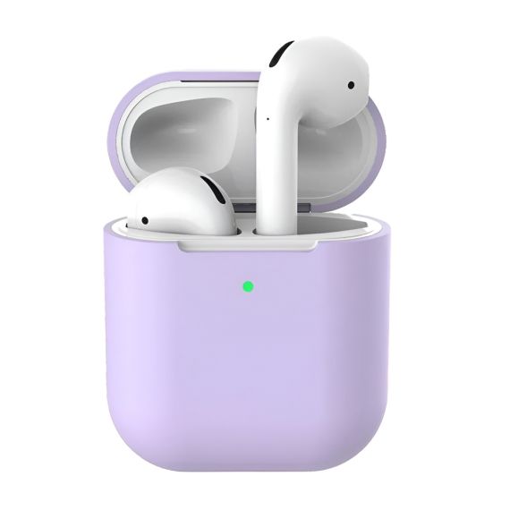 ЧЕХОЛ-ШЛЕМ СИЛИКОНОВЫЙ AIRPODS 2, СИРЕНЕВЫЙ