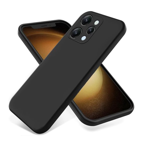 ЧЕХОЛ-ШЛЕМ ЖИДКИЙ СИЛИКОНОВЫЙ REDMI 12, ЧЕРНЫЙ