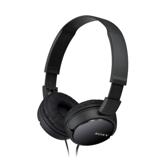 SONY НАКЛАДНЫЕ НАУШНИКИ С МИКРОФОНОМ 3,5 ММ MDR-ZX110AP, ЧЕРНЫЙ