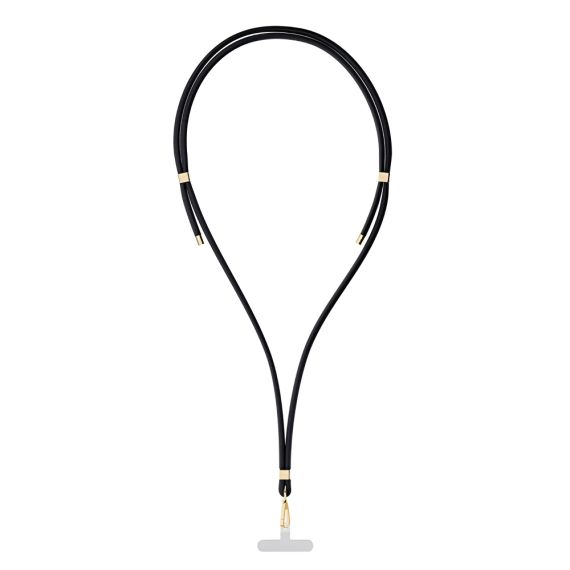 ДЛИННЫЙ РЕМЕШОК WOO LANYARD, ЧЕРНЫЙ