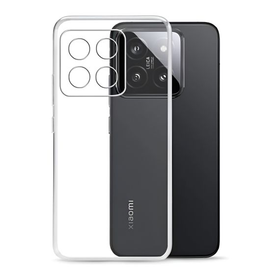 ЧЕХОЛ WOO TPU SOFT XIAOMI 14T PRO, ПРОЗРАЧНЫЙ