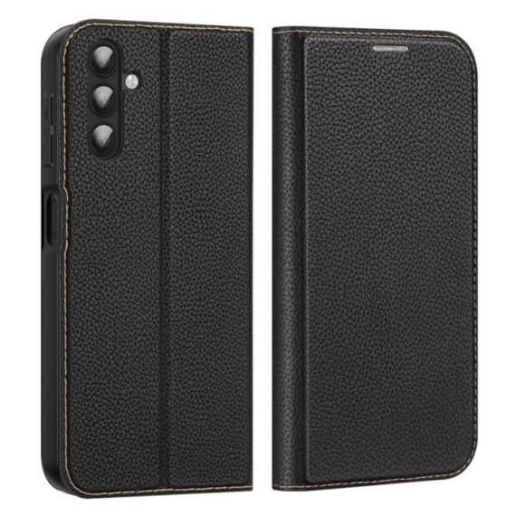 ЧЕХОЛ DUX DUCIS FLIP CASE SKINX2 SAMSUNG A14, ЧЕРНЫЙ