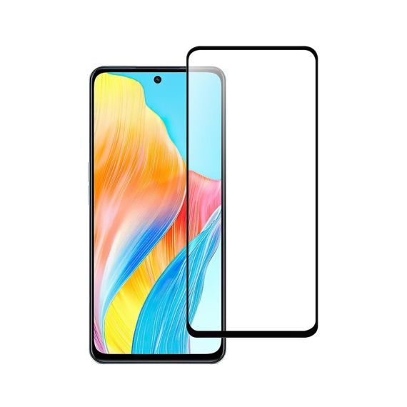 ШЛЕМ С АЛМАЗНЫМ СТЕКЛОМ 5D OPPO RENO A98 5G, ЧЕРНЫЙ