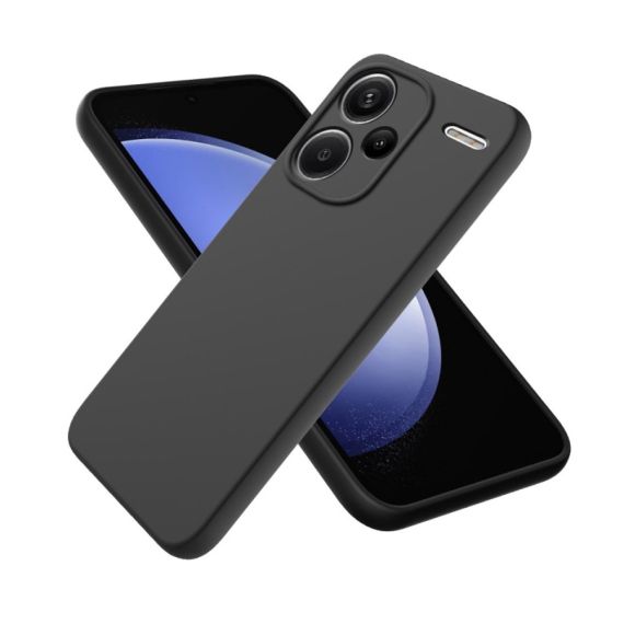 ЧЕХОЛ-ШЛЕМ ЖИДКИЙ СИЛИКОНОВЫЙ REDMI NOTE 13 PRO PLUS 5G, ЧЕРНЫЙ