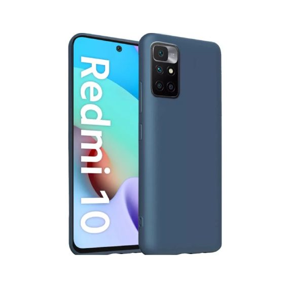 ЧЕХОЛ-ШЛЕМ ЖИДКИЙ СИЛИКОНОВЫЙ REDMI 10, СИНИЙ