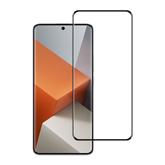 СТЕКЛО HELMET DIAMOND GLASS 5D REDMI NOTE 13 PRO 4G, ЧЕРНЫЙ