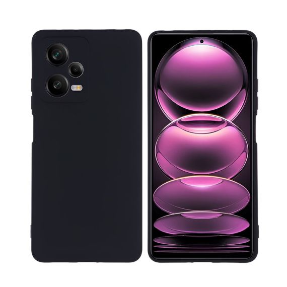 ЧЕХОЛ-ШЛЕМ ЖИДКИЙ СИЛИКОНОВЫЙ REDMI NOTE 12 PRO 4G, ЧЕРНЫЙ