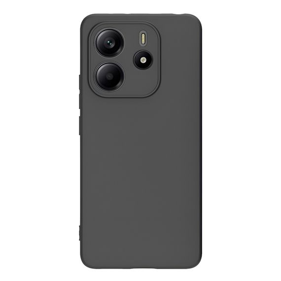 ЧЕХОЛ WOO CASE LIQUID SILICONE XIAOMI REDMI NOTE 14 PRO 4G, ЧЕРНЫЙ