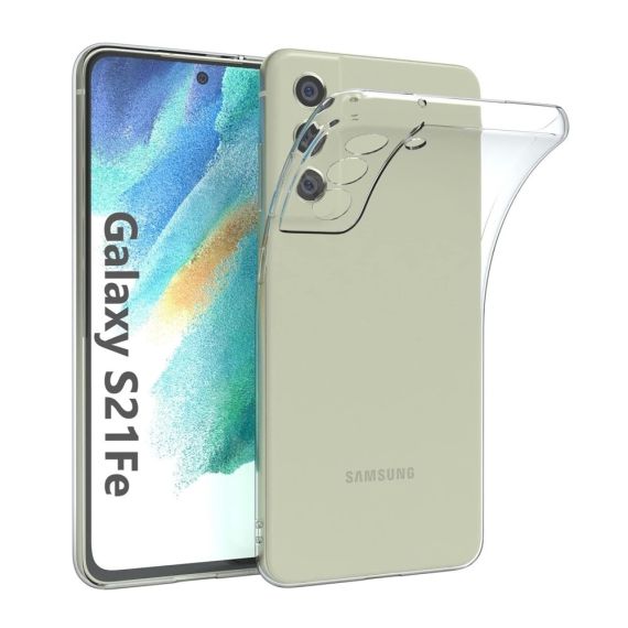 ЧЕХОЛ-ШЛЕМ TPU МЯГКИЙ SAMSUNG S21FE, ПРОЗРАЧНЫЙ