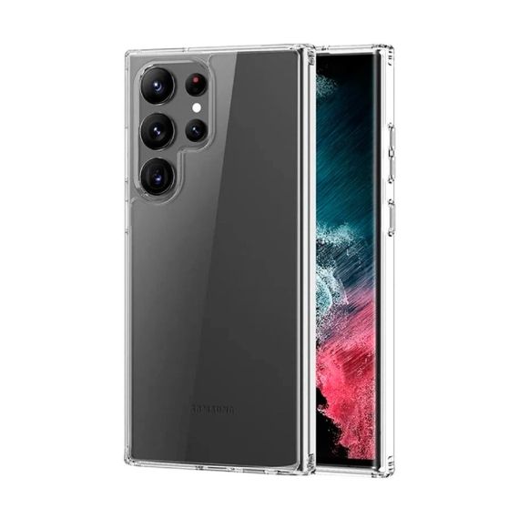 ЧЕХОЛ-ШЛЕМ TPU МЯГКИЙ SAMSUNG S23 ULTRA, ПРОЗРАЧНЫЙ